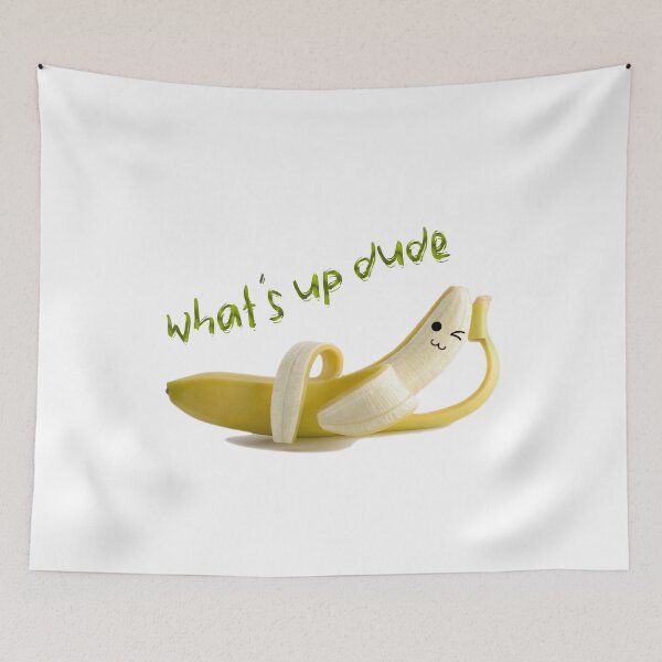 Item preview, what's up dude funny lying on side banana designed and sold by yakibo.