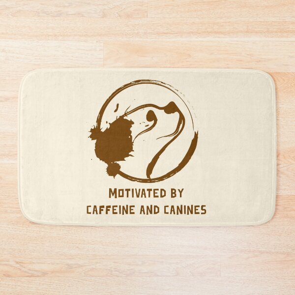 Item preview, Motivated By Caffeine And Canines. Coffee Dog Lover designed and sold by Rebel-Design.