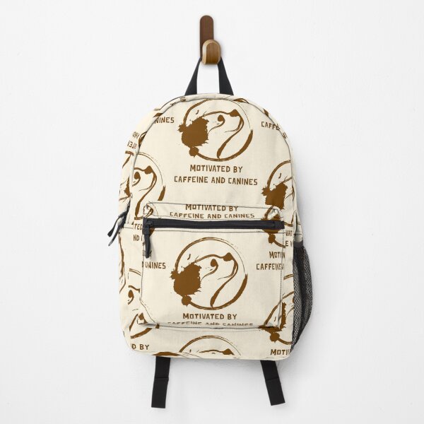 Item preview, Motivated By Caffeine And Canines. Coffee Dog Lover designed and sold by Rebel-Design.
