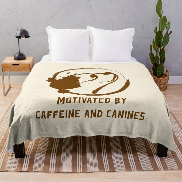 Item preview, Motivated By Caffeine And Canines. Coffee Dog Lover designed and sold by Rebel-Design.