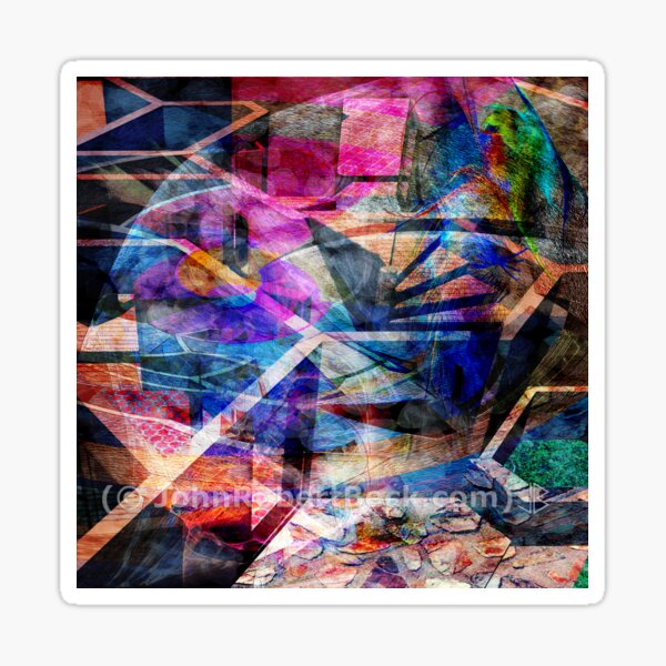Just Not Wright (Square Version) - By John Robert Beck Sticker