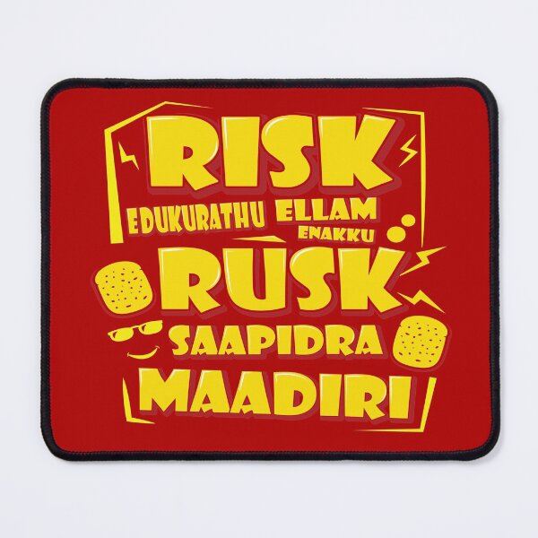 Item preview, Risk edukurathu Ellam rusk saapidra maadiri tamil punch dialogue designed and sold by eviesfashion.