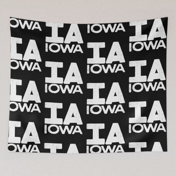 Item preview, IA Iowa State Vintage Typography designed and sold by Creatively Torn.