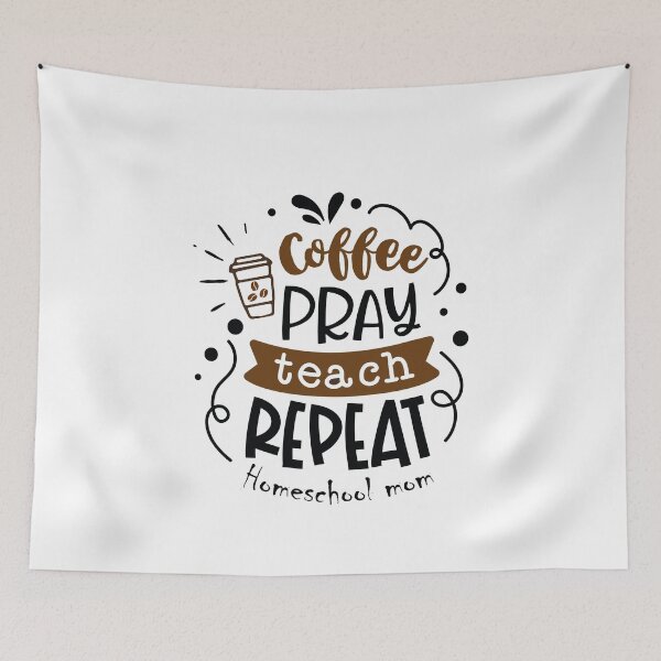 Item preview, Homeschool Mom Coffee Pray Teach designed and sold by Innovational.