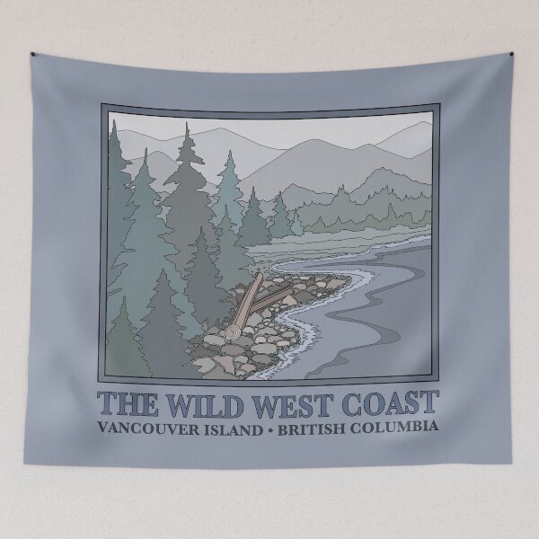 Item preview, Wild West Coast Beach designed and sold by sajasca.