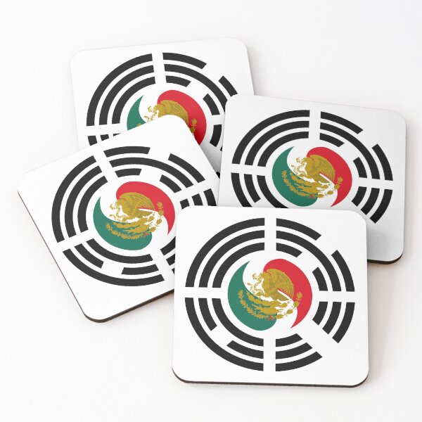 Item preview, Korean Mexican Multinational Patriot Flag Series designed and sold by Carbon-Fibre Media.