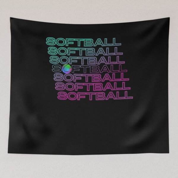 Item preview, Funny Softballs Player for Girls Youth and Teens designed and sold by DenisiaAmos.