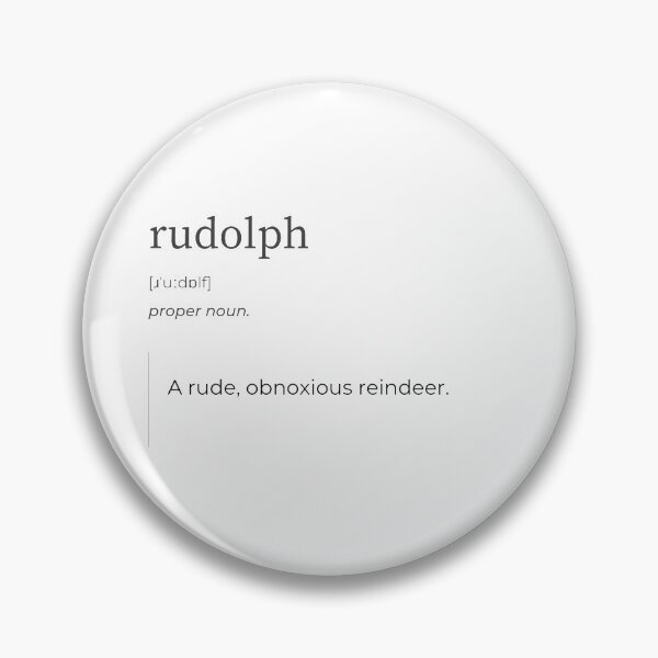 Artikelvorschau, Rudolph das Weihnachtsrentier | Definition entworfen und verkauft von Basicc Store.