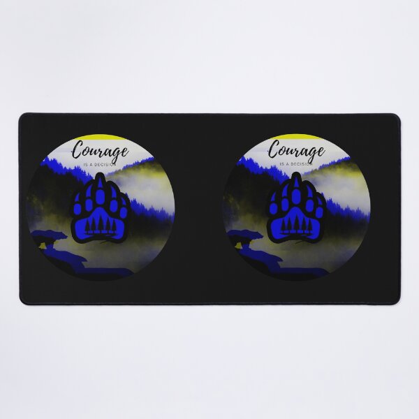 Item preview, Courage is A Decision Bear designed and sold by RedSparkle.