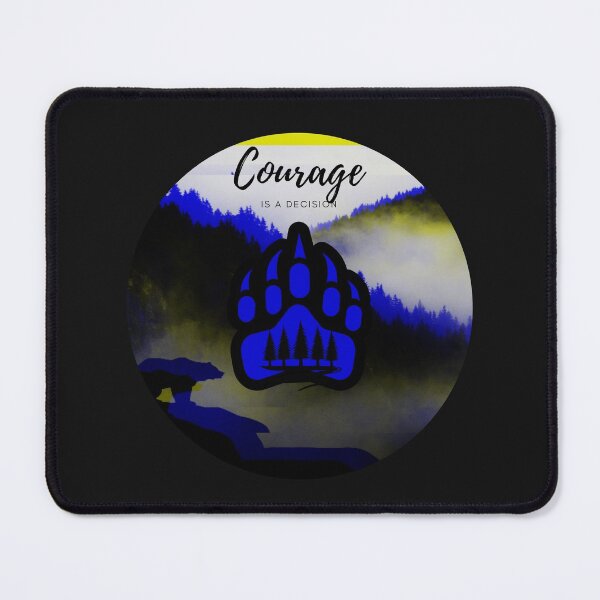 Item preview, Courage is A Decision Bear designed and sold by RedSparkle.