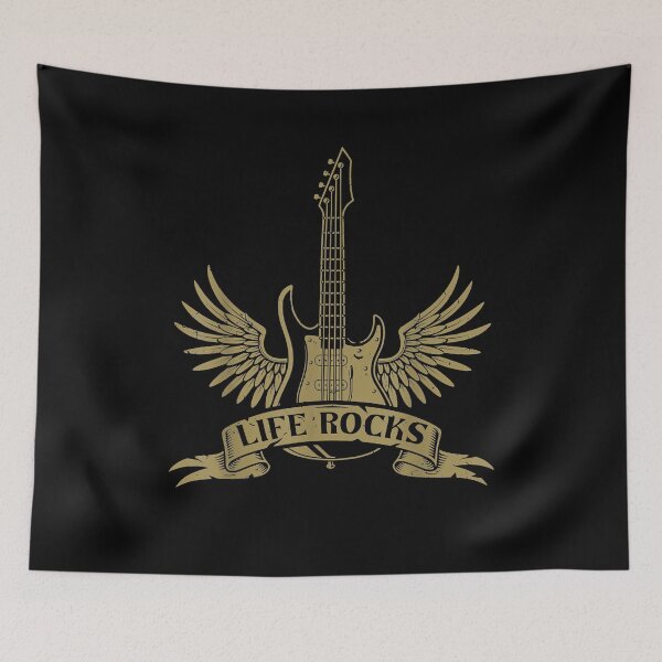 Item preview, Guitar Player Rock and Roll Band Life Rocks designed and sold by DenisiaAmos.