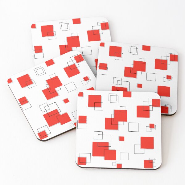 Item preview, Geometric Square Red designed and sold by Tshirtstory.