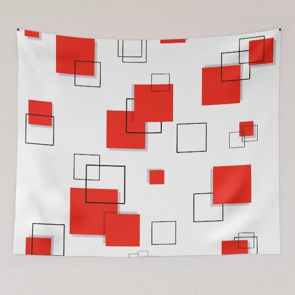 Item preview, Geometric Square Red designed and sold by Tshirtstory.