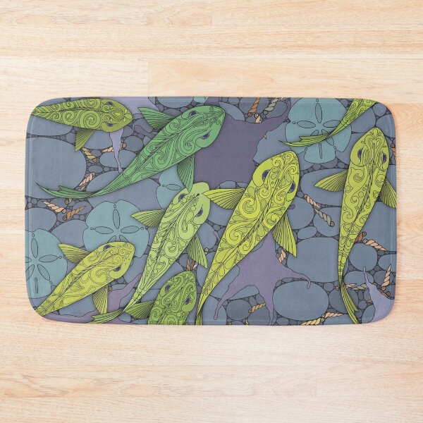 Item preview, Purple with fish designed and sold by sajasca.