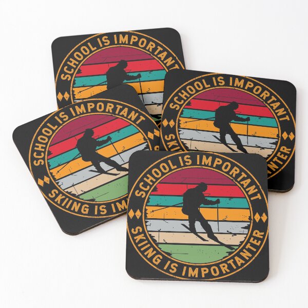 Item preview, School Is Important But Skiing Is Importanter designed and sold by TKsTees.