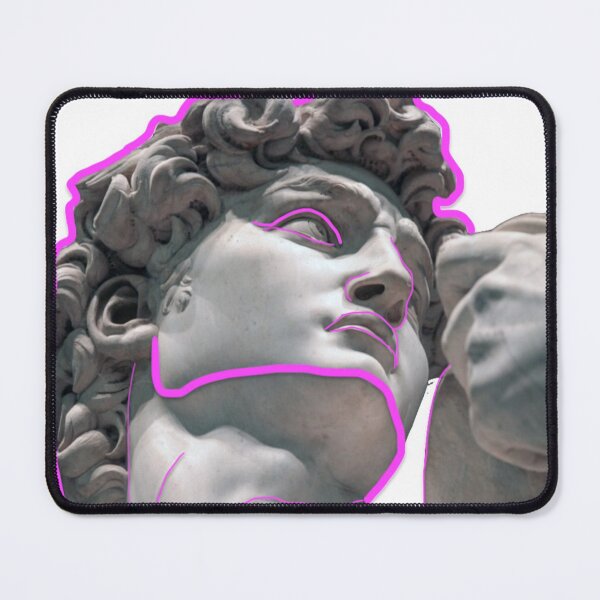 Item preview, Michelangelo David pink outline designed and sold by charlo19.