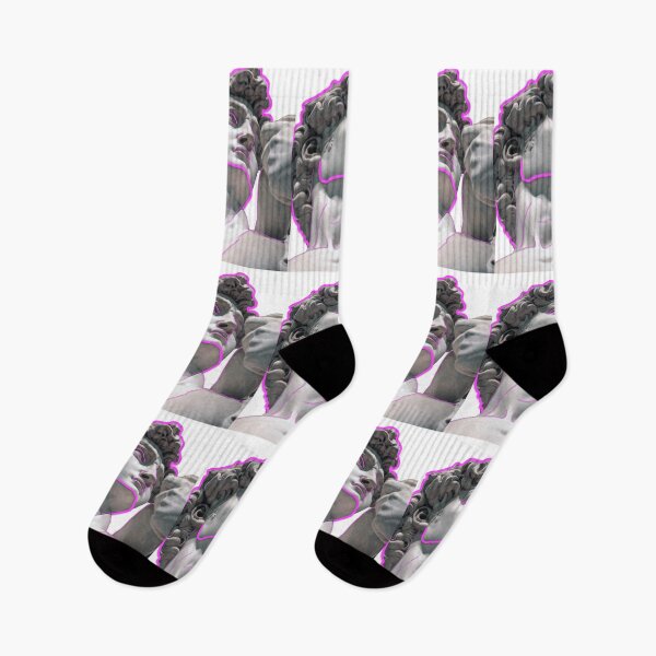 Item preview, Michelangelo David pink outline designed and sold by charlo19.