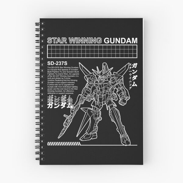 Item preview, STAR WINNING GUNDAM SD 237S BLACK WHITE STREETWEAR SHIRT designed and sold by Gundam Artwork.