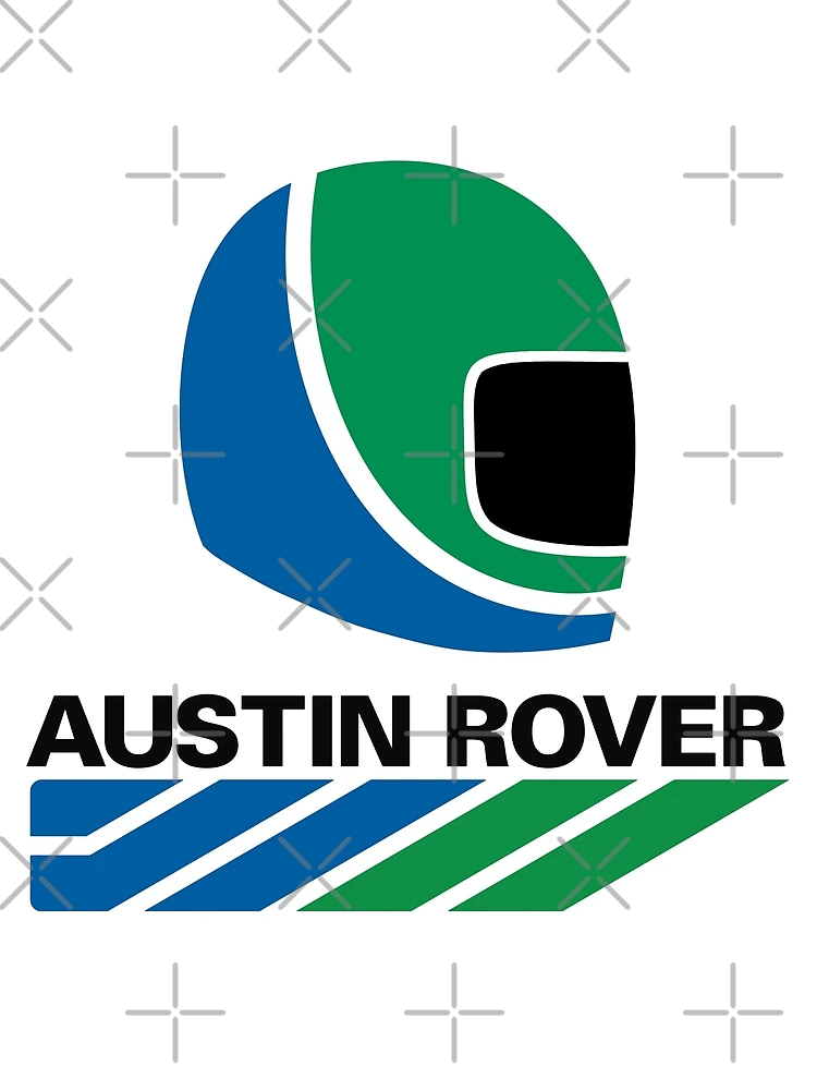 Thumbnail 3 of 3, Poster, Austin Rover Rallysprint Helmet + Logo designed and sold by CellularSong.