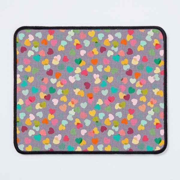 Item preview, Love Hearts Confetti Rainbow on Purple Mauve - small designed and sold by Cecilia Mok.