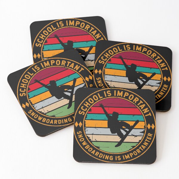 Item preview, School Is Important But Snowboarding Is Importanter designed and sold by TKsTees.
