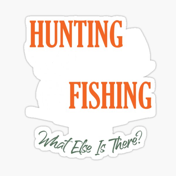 Vinyl Wall Decal Fishing Hunting Shop Hunter Fisherman Stickers (1029ig)