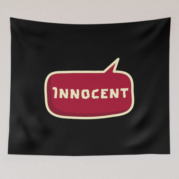Item preview, Innocent. Speech Bubble Proclaiming your Innocence designed and sold by Rebel-Design.