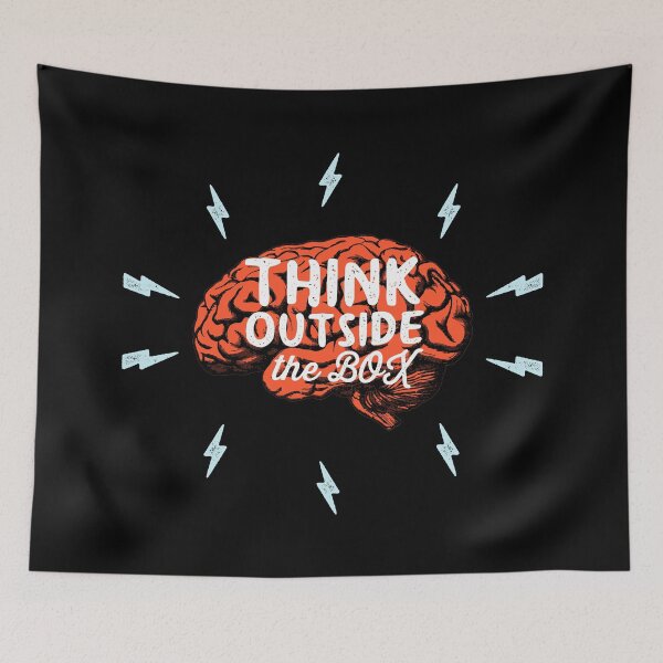 Item preview, Think Outside the Box Motivational Creativity designed and sold by wingstar.