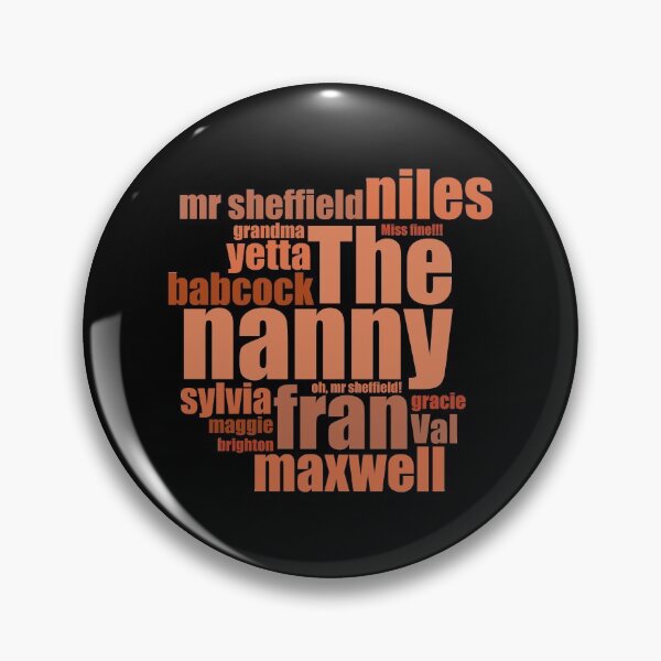 Item preview, The Nanny Fran Fine (Black) designed and sold by allysmar.