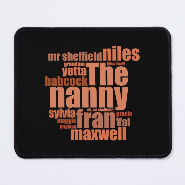 Item preview, The Nanny Fran Fine (Black) designed and sold by allysmar.