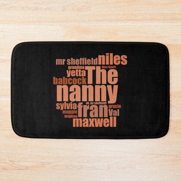 Item preview, The Nanny Fran Fine (Black) designed and sold by allysmar.