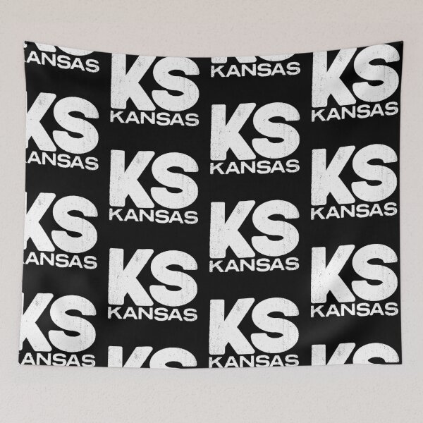 Item preview, KS Kansas State Vintage Typography designed and sold by Creatively Torn.