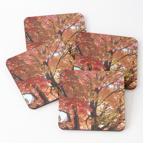 Item preview, Large Maple Tree in Autumn Colorful Leaves Green Orange designed and sold by JariHawk.
