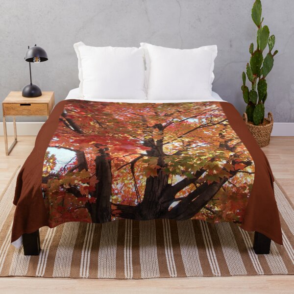 Item preview, Large Maple Tree in Autumn Colorful Leaves Green Orange designed and sold by JariHawk.