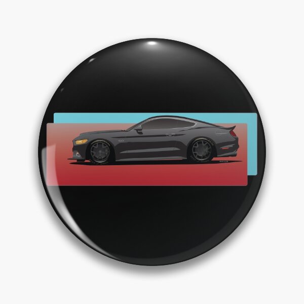 Item preview, S550 Ford Mustang GT, Profile Fast Cars Illustrations designed and sold by Robot-Art.