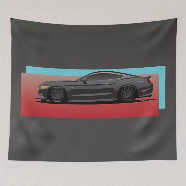 Item preview, S550 Ford Mustang GT, Profile Fast Cars Illustrations designed and sold by Robot-Art.