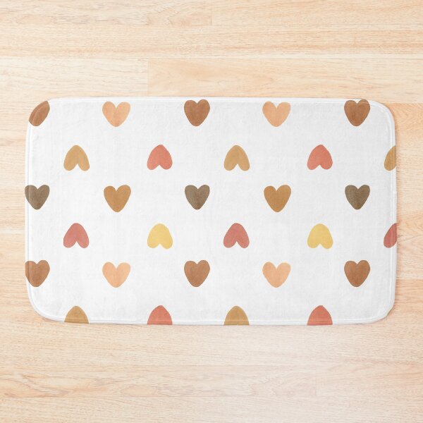Item preview, Brown Hearts pattern designed and sold by Rachel Dash-Williams Creative.
