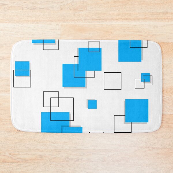 Item preview, Geometric Square light blue designed and sold by Tshirtstory.