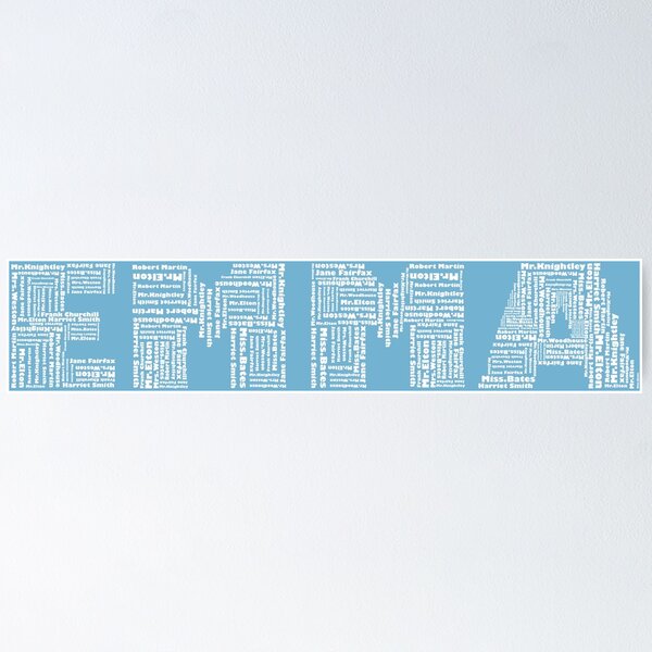 Item preview, The Characters of Emma designed and sold by MissBennett.