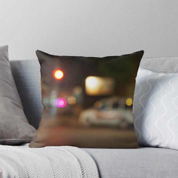 Item preview, Defocused silhouette of the car and traffic lights designed and sold by vladromensky.