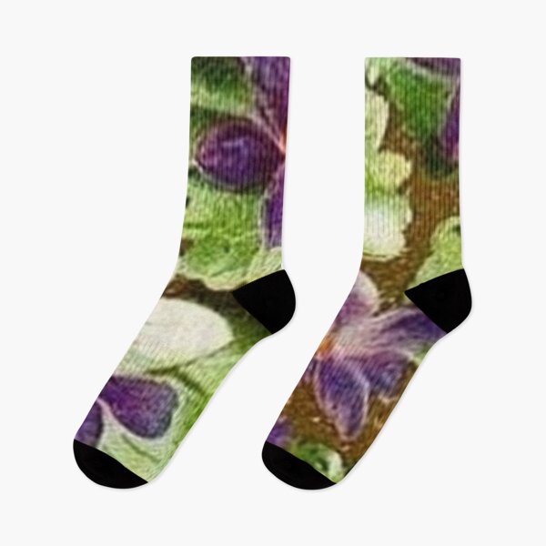 Item preview, Vintage Floral Purple Violets  designed and sold by SaraValor.