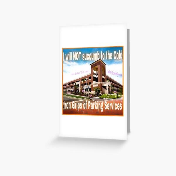 Item preview, parking services designed and sold by trashwentz.