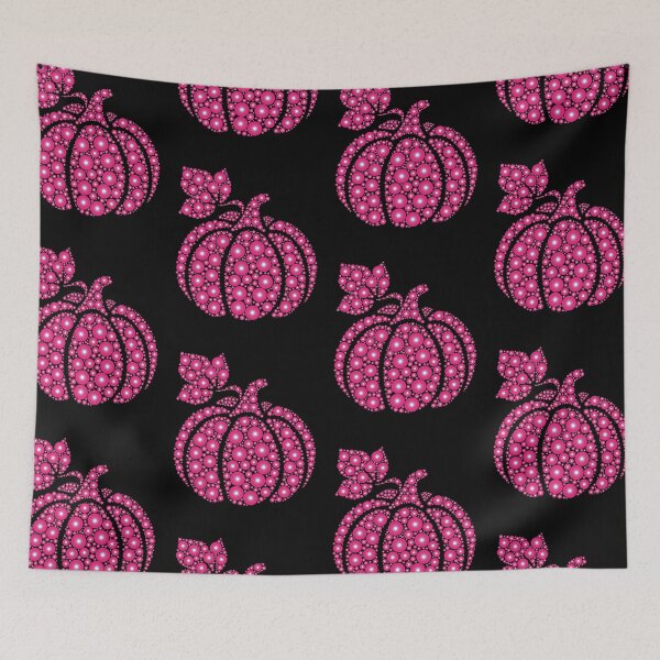 Item preview, Pink Fall Autumn Polka Dot Pumpkin International Dot Day designed and sold by GravitiTees.