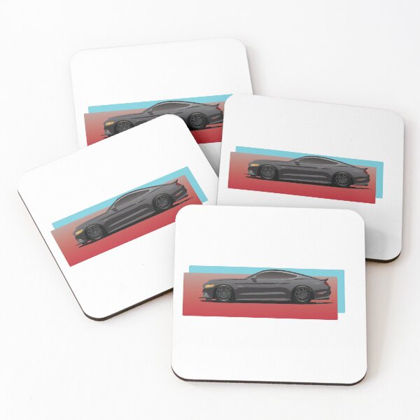Item preview, S550 Ford Mustang GT, Profile Fast Cars Illustrations designed and sold by Robot-Art.