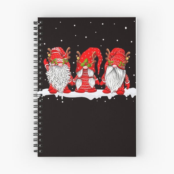 Item preview, Three Nordic Gnomes Winter Christmas Swedish Elves designed and sold by JodyBoling.