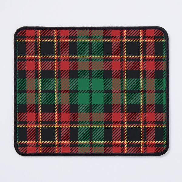 Item preview, Red, Green, Gold and Black Christmas Plaid Pattern designed and sold by BigAl3D.