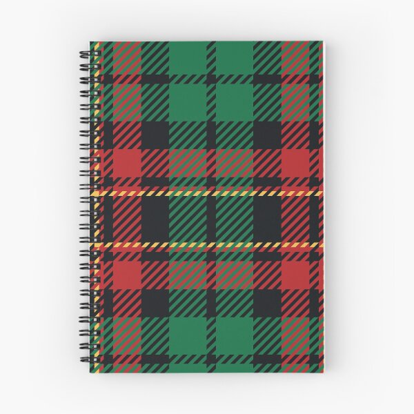Item preview, Red, Green, Gold and Black Christmas Plaid Pattern designed and sold by BigAl3D.