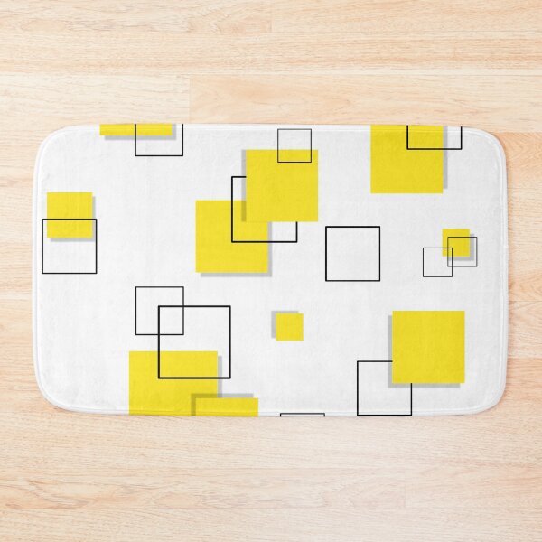 Item preview, Geometric Square yellow Art designed and sold by Tshirtstory.