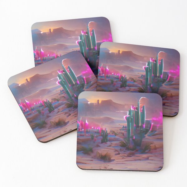 Item preview, Cyber desert oasis designed and sold by MooneBeam.