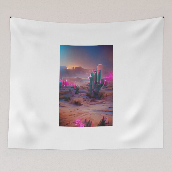 Item preview, Cyber desert oasis designed and sold by MooneBeam.